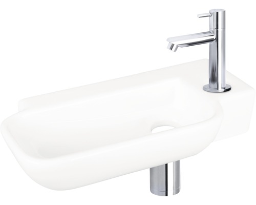 Waschbecken mit Armatur für das Badezimmer