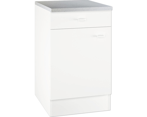 Meuble bas de cuisine avec tiroir et plan de travail