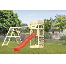 Tour de jeu avec toboggan et balançoire pour le jardin