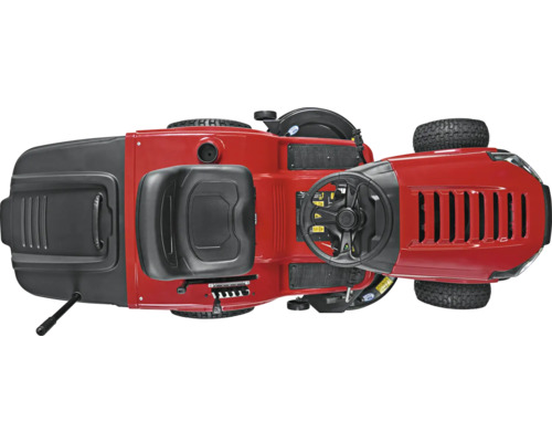 Tondeuse autoportée vue de dessus