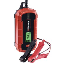Einhell Logo Batterieladegerät mit Ladeklemmen