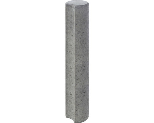 Rundpalisade iMount mit Hohlkehle grau 20 x 100 cm Rundpalisade iMount mit Hohlkehle grau 20 x 100 cm