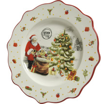 Assiette avec motif de Noël