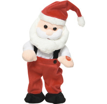 Figurine de Père Noël avec bonnet et pantalon rouges