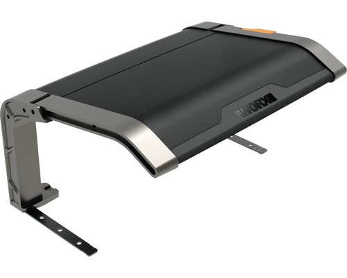 Abri pour tondeuse robot WORX WA0810 pour tondeuse robot Landroid, rabattable Logo Worx, lampe de travail avec support