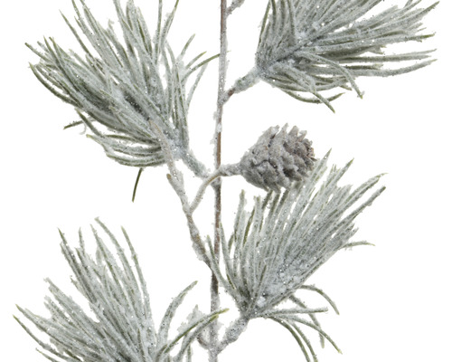 Branche de pin décorative avec pommes de pin pour décorations de Noël