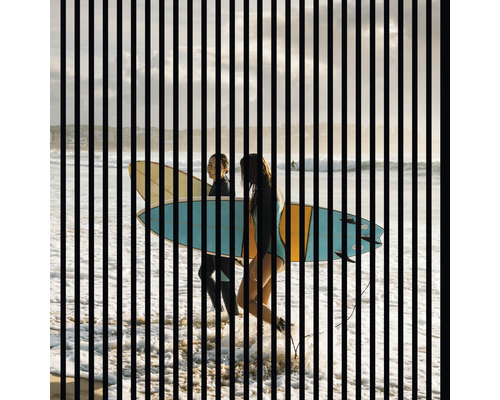 Akustikpaneel digital bedruckt Surf 1 1195 x 1133 x 19 mm Set = 2 Einzelpaneele