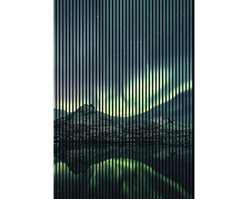 Akustikpaneel digital bedruckt Nordlichter 1 19x1693x2400 mm Set = 3 Einzelpaneele Akustikpaneel digital bedruckt Nordlichter 1 19x1693x2400 mm Set = 3 Einzelpaneele