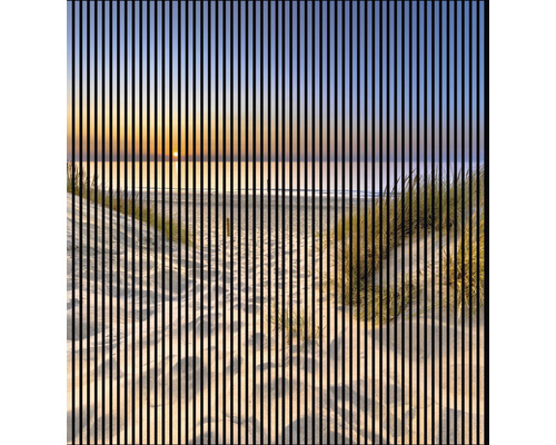 Panneau acoustique impression digitale Plage 1 19x2253x2400 mm Kit = 4 panneaux individuels