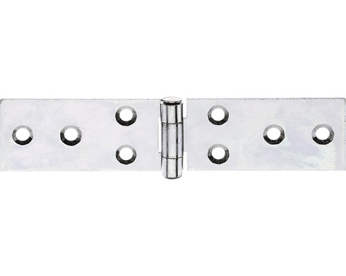 Charnière de table avec lien rivé 34x141 mm galvanisation sendzimir 1 pièce Paumelle de porte avec six trous pour la fixation