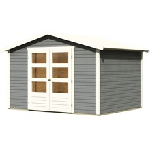 Abri de jardin Karibu Telse 4 272 x 282 cm gris terre cuite