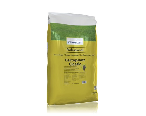 Eric Schweizer Engrais pour gazon Certoplant Classic 25 kg Engrais pour gazon Schweizer Professional Certoplant Classic, 25 kilogrammes