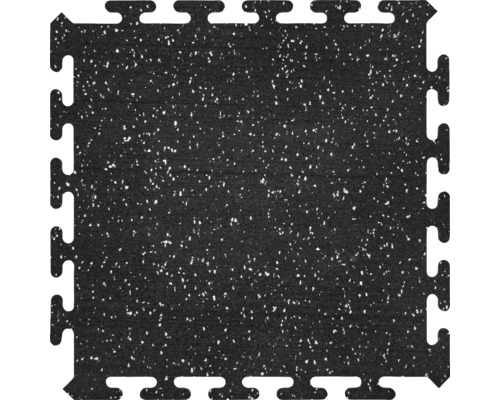 Fitnessmatte Puzzlematte schwarz/anthrazit 50x50x0,5 cm 4er-Set