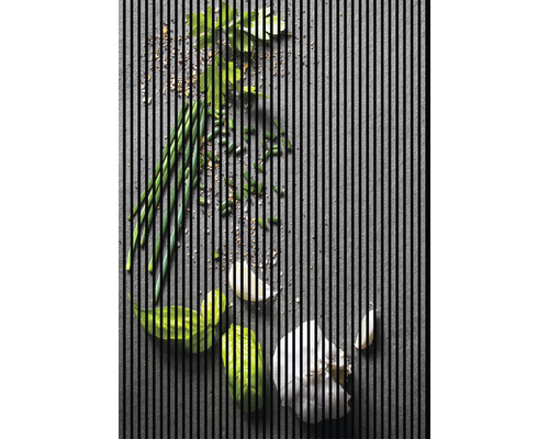 Panneau acoustique impression digitale Fines herbes 3 19x1693x2400 mm Kit = 3 panneaux individuels