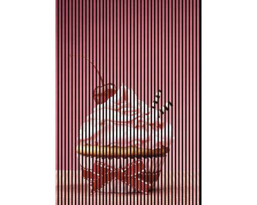 Panneau acoustique impression digitale Cupcake 1 19x1693x2400 mm Kit = 3 panneaux individuels