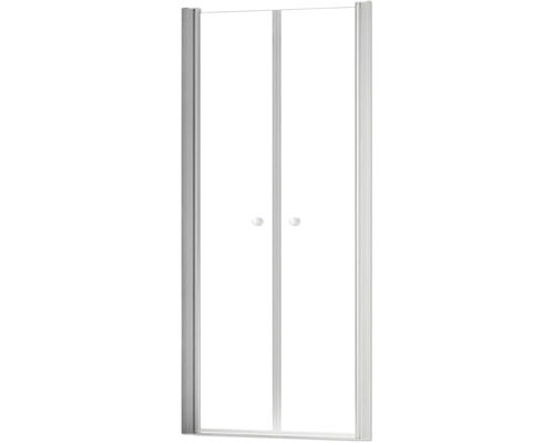 Paroi de douche avec deux portes pivotantes
