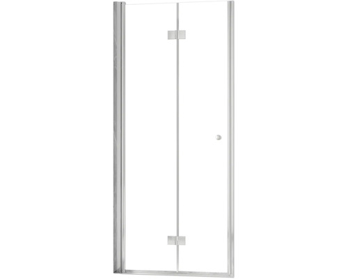 Duschabtrennung mit Drehtür aus Glas