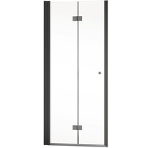 Cabine de douche avec porte pivotante en verre