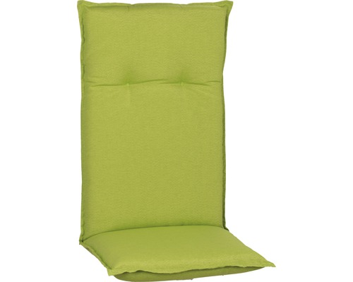 Galette d'assise pour siège à dossier haut Toledo 80 x 46 cm coton-tissu mélangé vert