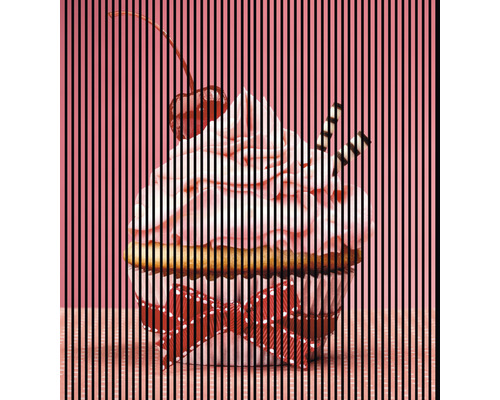 Panneau acoustique impression digitale Cupcake 1 19x2253x2400 mm Kit = 4 panneaux individuels