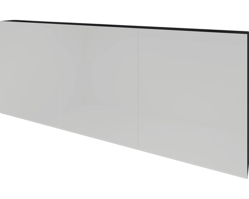 Spiegelschrank sanox BxHxT 160x65x13 cm schwarz matt