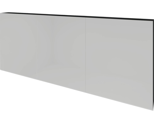 Spiegelschrank sanox BxHxT 160x65x12 cm schwarz matt