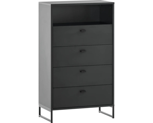 Highboard Möbelpartner Savino 60.2 cm schwarz Highboard Möbelpartner Savino 60.2 cm schwarz