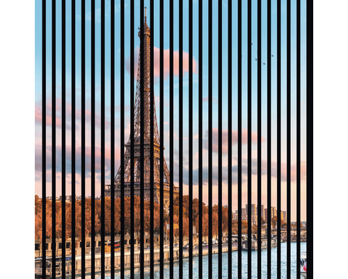 Panneau acoustique impression digitale Tour Eiffel 1 19x1133x1195 mm Kit = 2 panneaux individuels