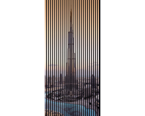 Panneau acoustique impression digitale Dubai 1 19x1133x2400 mm Kit = 2 panneaux individuels