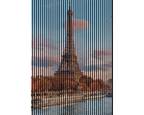 Panneau acoustique impression digitale Tour Eiffel 1 19x1693x2400 mm Kit = 3 panneaux individuels
