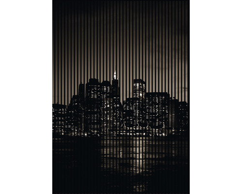 Panneau acoustique impression digitale New York 2 19x1693x2400 mm Kit = 3 panneaux individuels