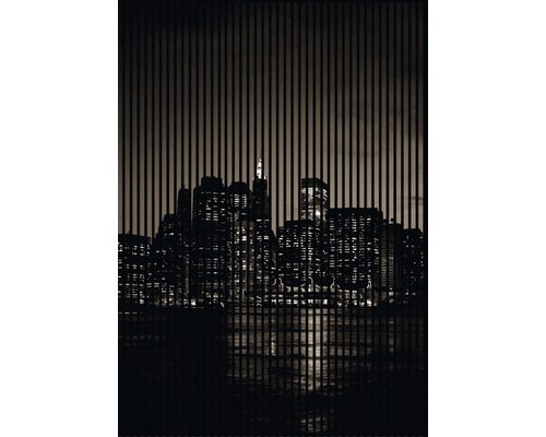 Akustikpaneel digital bedruckt New York 2 19x1693x2400 mm Set = 3 Einzelpaneele