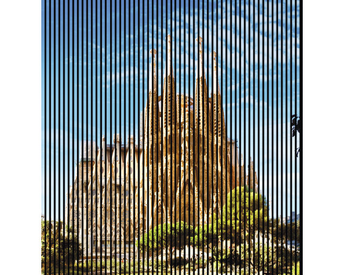 Panneau acoustique impression digitale Barcelone 1 19x2253x2400 mm Kit = 4 panneaux individuels