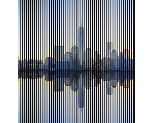 Panneau acoustique impression digitale New York 1 19x2253x2400 mm Kit = 4 panneaux individuels