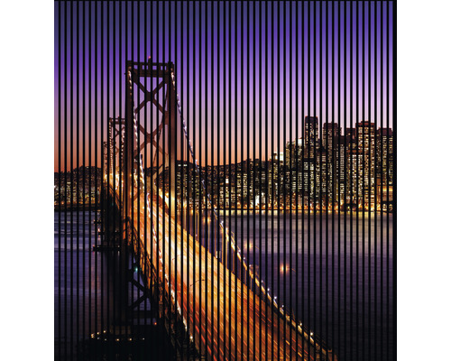 Panneau acoustique impression digitale San Francisco 1 19x2253x2400 mm Kit = 4 panneaux individuels