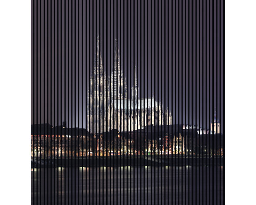 Panneau acoustique à impression numérique Köln 1 19x2253x2400 mm set = 4 panneaux individuels
