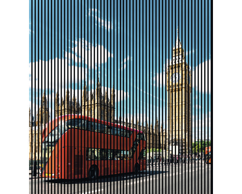 Akustikpaneel digital bedruckt London 1 19x2253x2400 mm Set = 4 Einzelpaneele
