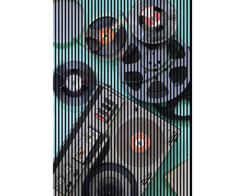 Panneau acoustique impression digitale Tape 2 19x1693x2400 mm Kit = 3 panneaux individuels