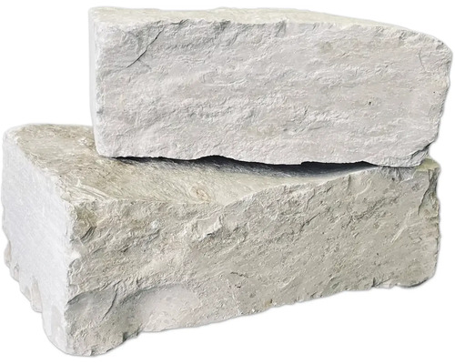 Zwei Kalksandsteine gestapelt