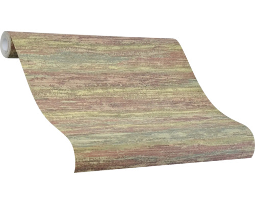 Rouleau de papier peint avec structure en bois