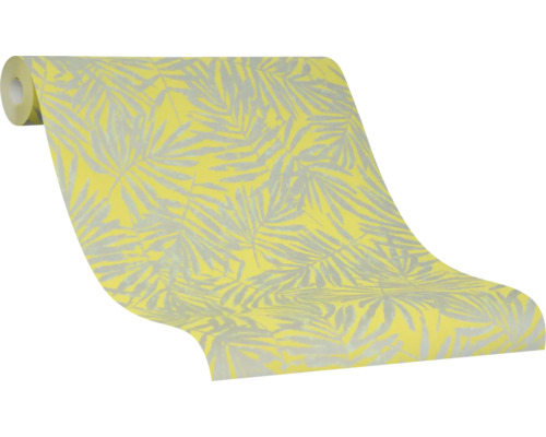 Rouleau de papier peint avec motif de feuilles