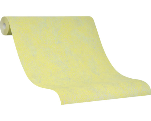 Rouleau de papier peint gaufré jaune
