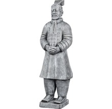 Figur eines Terrakotta-Kriegers als Gartendekoration