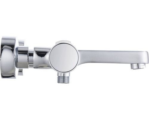 Robinet mural en métal pour salle de bain