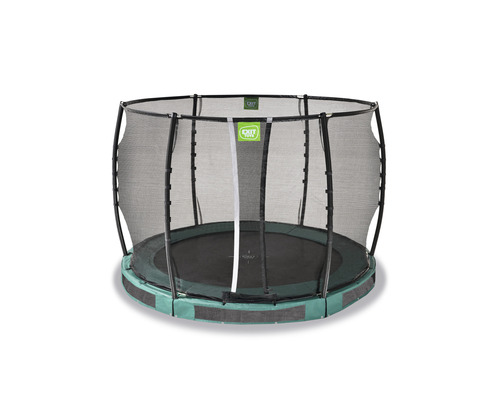 Trampoline de jardin rond avec filet de sécurité