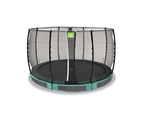 Trampoline de jardin rond avec filet de sécurité