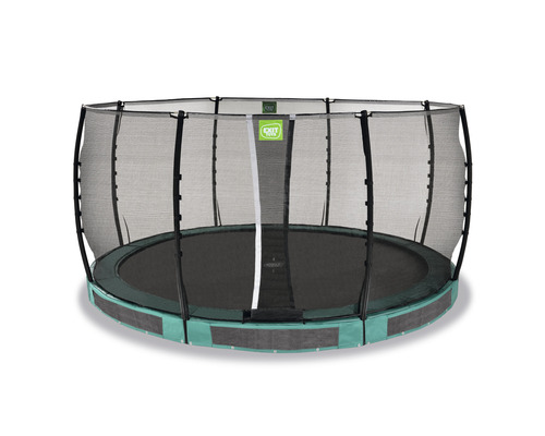 Trampoline de jardin rond avec filet de sécurité