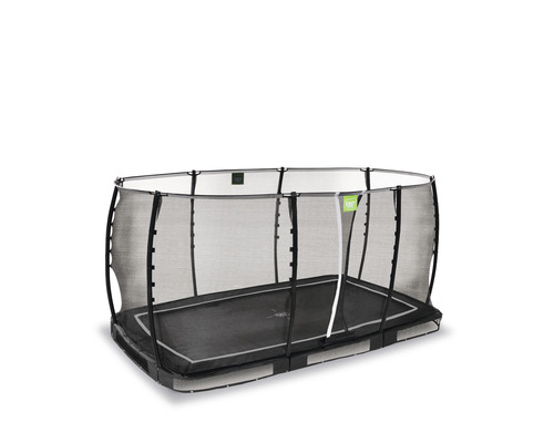 Rechteckiges Gartentrampolin mit Sicherheitsnetz