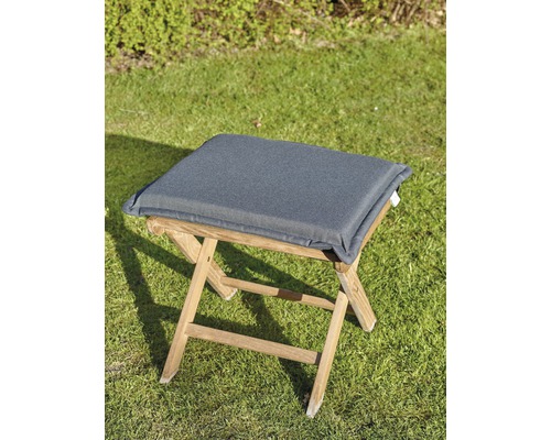 Rembourrage pour fauteuil/tabouret 50 x 45 cm polyester gris