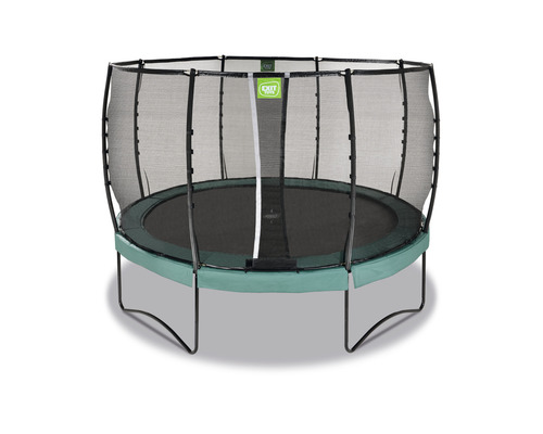 Trampoline de jardin rond avec filet de sécurité